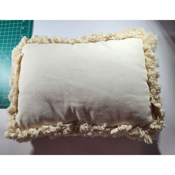 Old Friends Are The Best Friends Decorative Throw Pillow With Fringe cottagecore - Picture 3 of 3